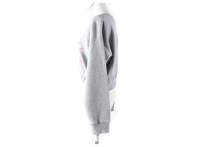 Baumwoll-Sweatshirt mit Gucci-Interlocking-G-Druck Grau - Ansicht 2