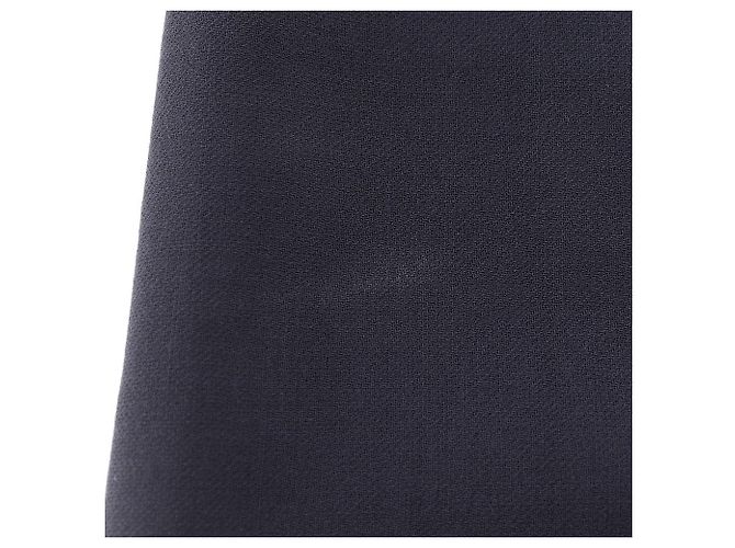Falda de lana Chanel Coco Mark Azul Azul marino - vista 5
