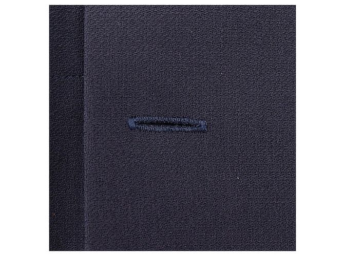 Falda de lana Chanel Coco Mark Azul Azul marino - vista 7