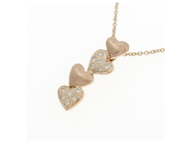 Autre Marque Collana in Au750 e Diamanti Rosa - vista 3