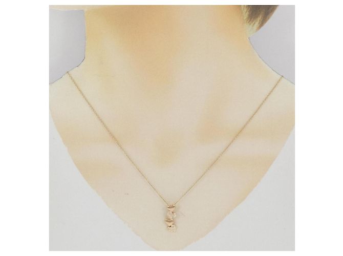 Autre Marque Collana in Au750 e Diamanti Rosa - vista 6