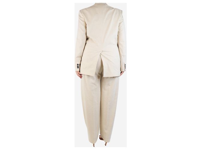 Isabel Marant Etoile Completo blazer e pantaloni neutri - taglia UK 12 - vista 2