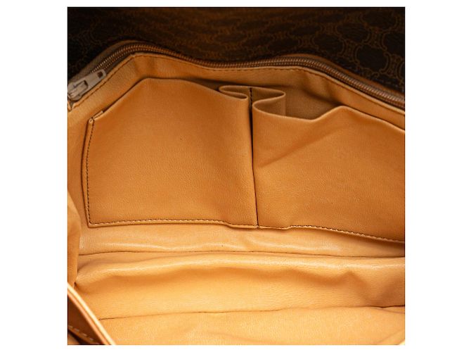 Céline Clutch de lona recubierta Macadam marrón Celine Castaño - vista 4
