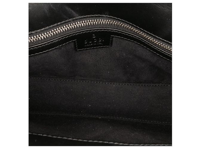 Borsa Gucci Mini in pelle nera Petite GG Nero - vista 4