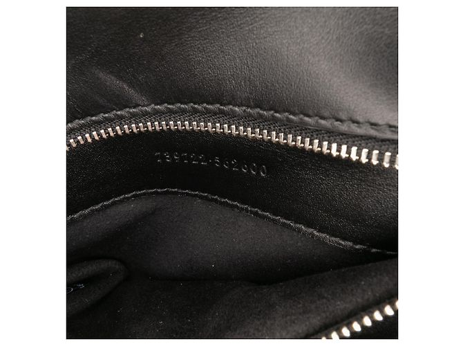 Borsa Gucci Mini in pelle nera Petite GG Nero - vista 6