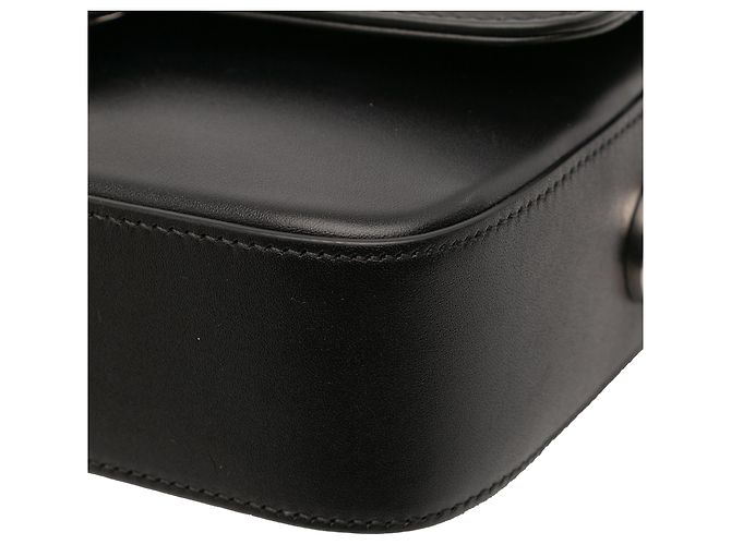 Borsa Gucci Mini in pelle nera Petite GG Nero - vista 9