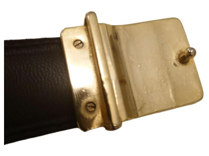 Cartier Black Leather Belt - view 13