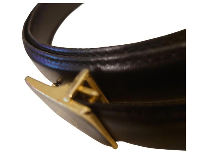 Cartier Black Leather Belt - view 4