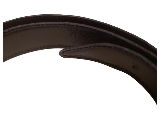 Cartier Black Leather Belt - view 5