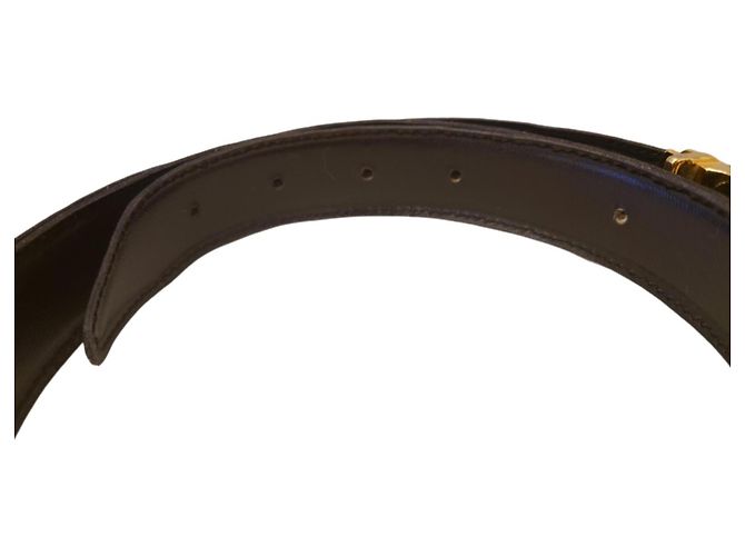 Cartier Black Leather Belt - view 6
