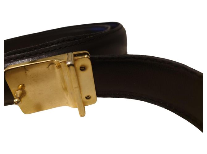 Cartier Black Leather Belt - view 9