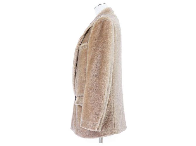 Chaqueta de mohair de algodón Monogram Louis Vuitton 2023AW Beige - vista 14