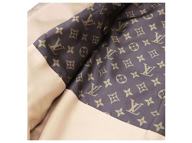 Chaqueta de mohair de algodón Monogram Louis Vuitton 2023AW Beige - vista 15