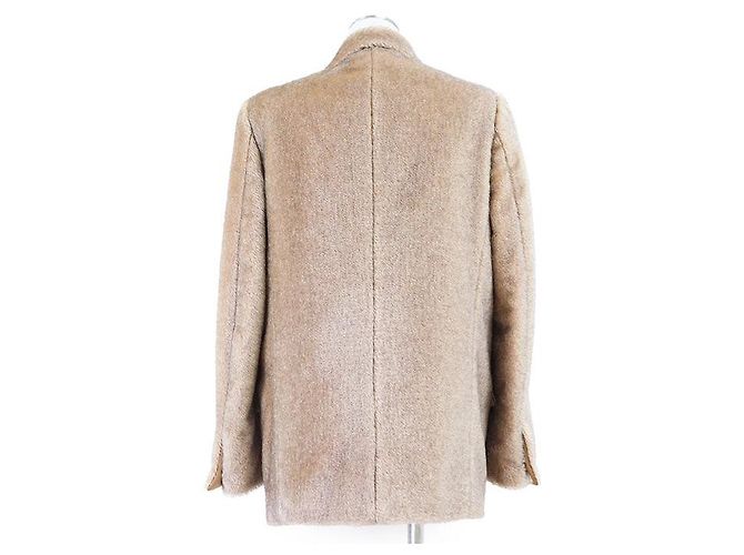 Chaqueta de mohair de algodón Monogram Louis Vuitton 2023AW Beige - vista 9