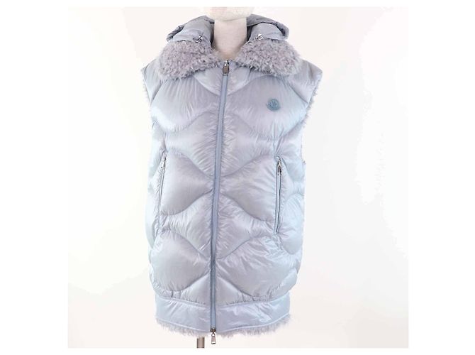 Chaleco de Plumas Moncler ACHARD Azul Azul claro - vista 4