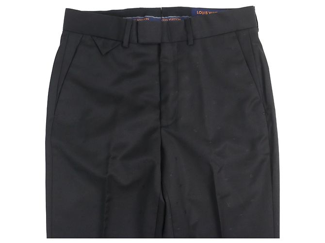 Calças de lã Monogram Cupra da Louis Vuitton Preto - vista 3