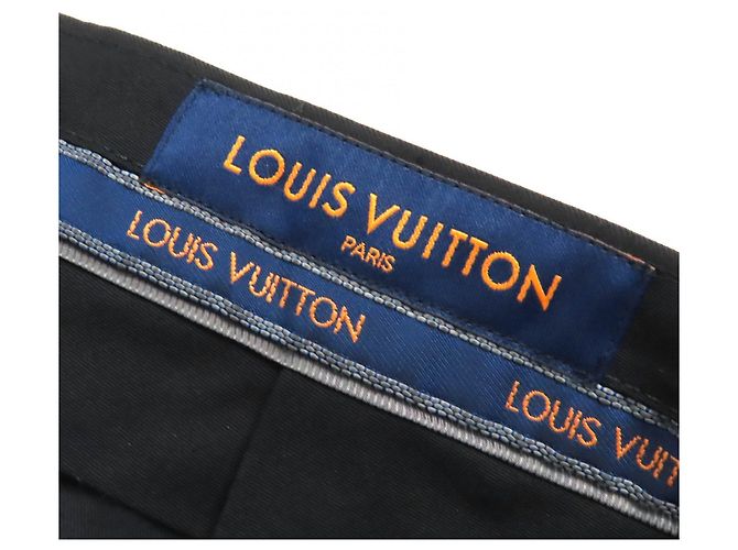 Calças de lã Monogram Cupra da Louis Vuitton Preto - vista 8