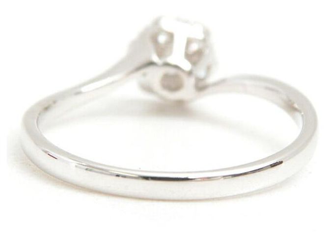 Autre Marque Chow Tai Seng Flower Diamant Ring aus Au750 Silber - Ansicht 3