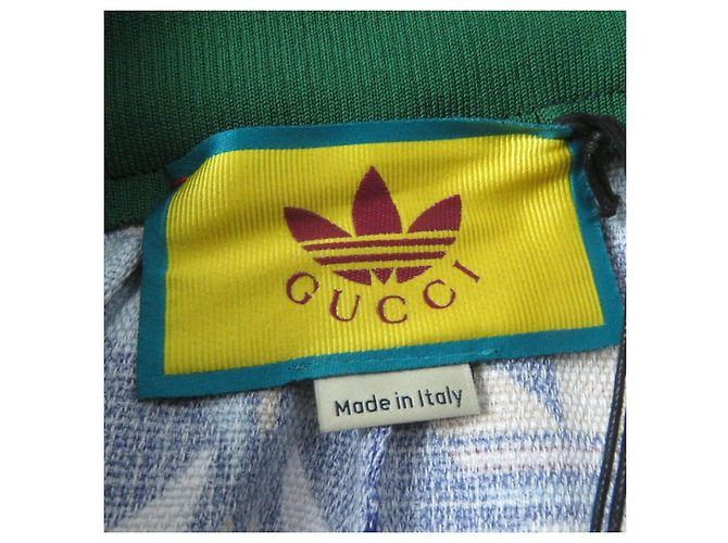 Bermuda de algodão Gucci×adidas Trefoil Web Line Multicor - vista 8