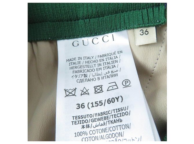 Bermuda de algodão Gucci×adidas Trefoil Web Line Multicor - vista 9