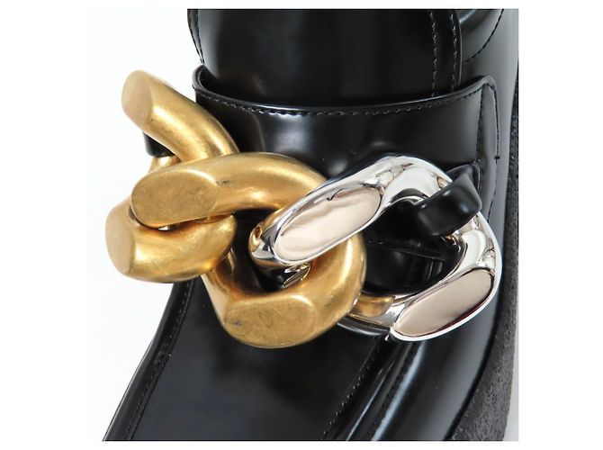 Stella Mc Cartney Mocassini in pelle Stella McCartney con catena Nero - vista 8
