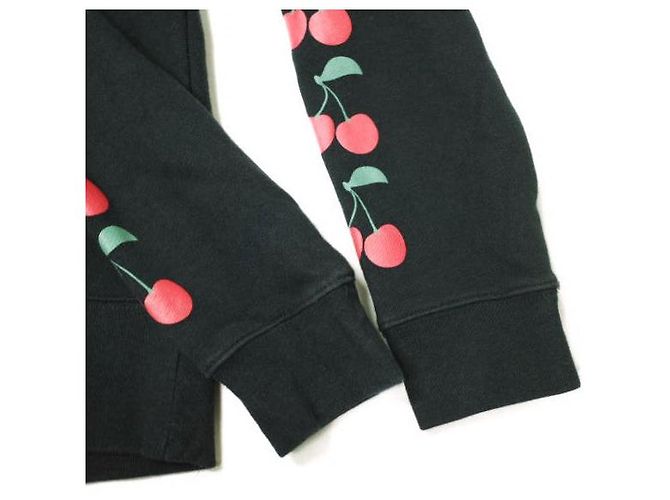 Autre Marque F-LAGSTUF-F HOODIE CEREZA Sudadera de algodón Negro - vista 4