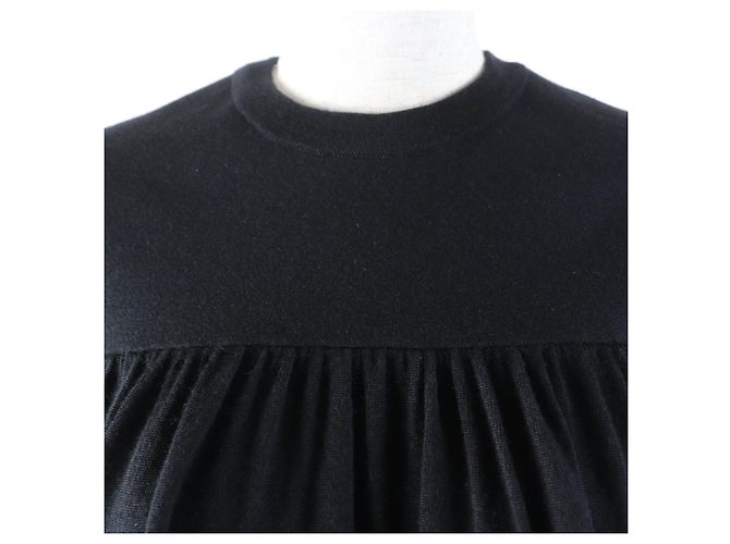 Louis Vuitton Seidenmischung Strickshirt Schwarz - Ansicht 4