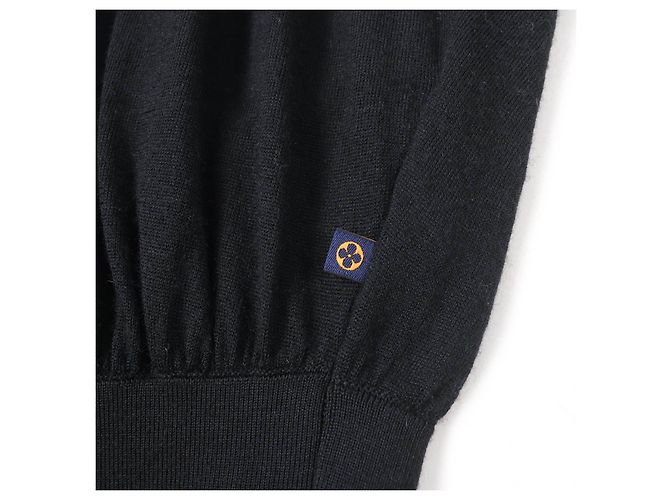 Louis Vuitton Seidenmischung Strickshirt Schwarz - Ansicht 5