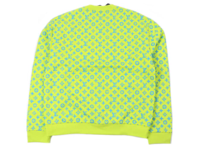 Sudadera de algodón Monogram Louis Vuitton Verde - vista 3