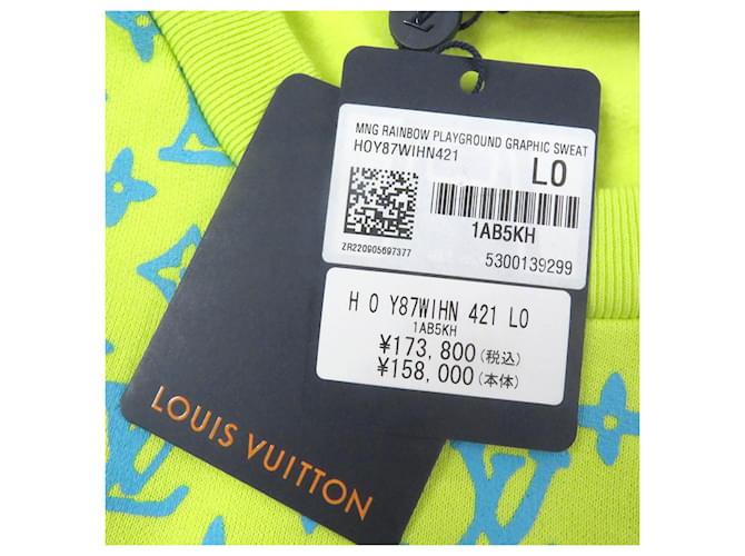 Sudadera de algodón Monogram Louis Vuitton Verde - vista 8