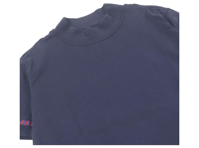 Camiseta de algodón Chaine d'Ancre de Hermès Azul Azul marino - vista 3