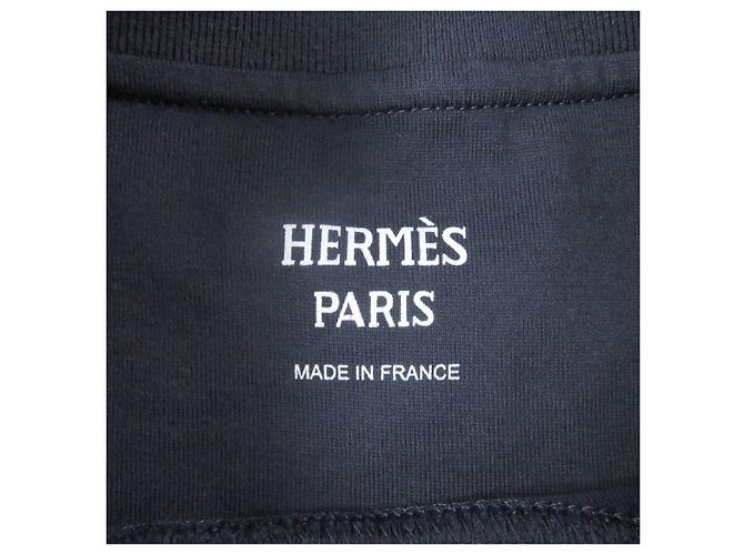 Camiseta de algodón Chaine d'Ancre de Hermès Azul Azul marino - vista 5