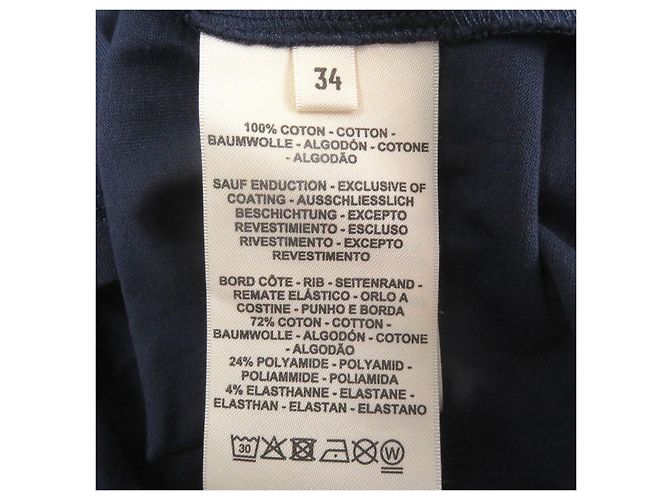 Camiseta de algodón Chaine d'Ancre de Hermès Azul Azul marino - vista 6