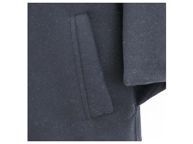 Poncho Monograma de Lana/Seda de Louis Vuitton Negro - vista 13
