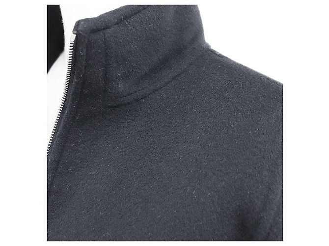 Poncho Monograma de Lana/Seda de Louis Vuitton Negro - vista 4