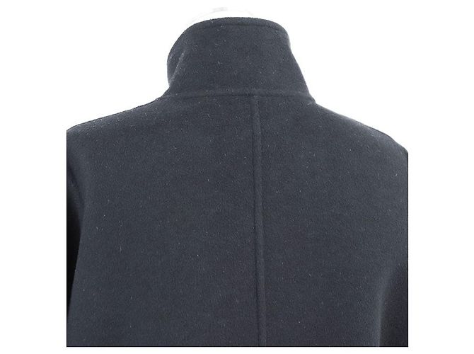 Poncho Monograma de Lana/Seda de Louis Vuitton Negro - vista 9