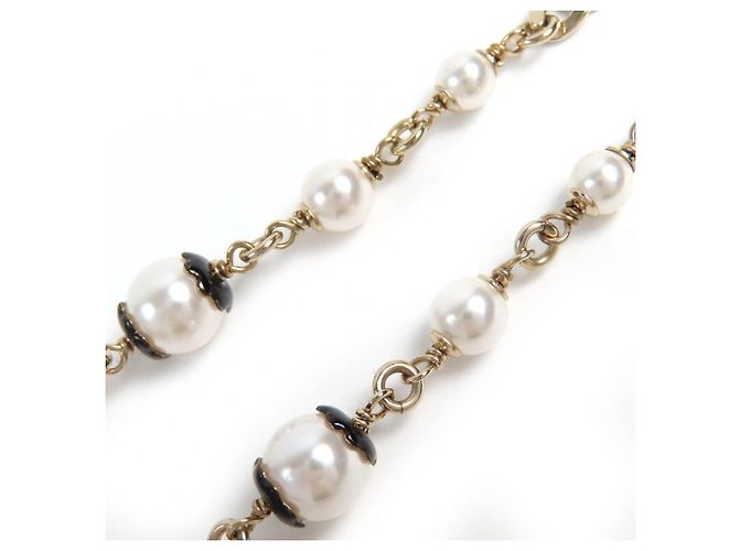 Collana di Perle COCO Mark di Chanel D'oro - vista 4