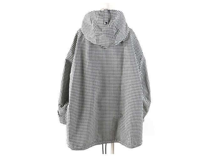 Christian Dior Polyester Anorak-Jacke Schwarz Weiß - Ansicht 3