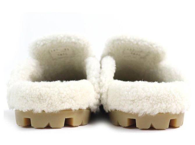 Prada 1S711M Wildleder Slipper Beige - Ansicht 6