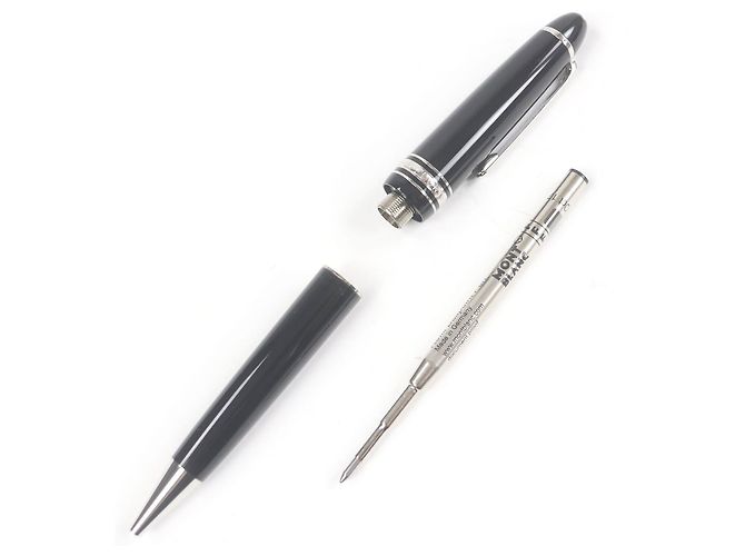 Bolígrafo Montblanc Meisterstückle Grand Twist Negro Plata - vista 3
