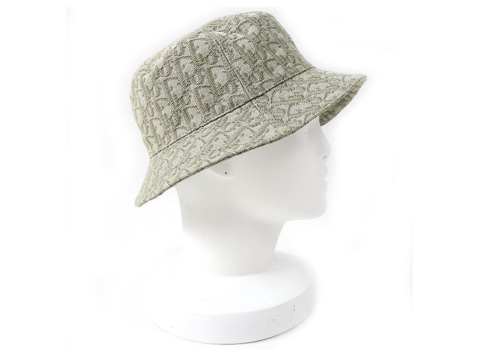 Bucket Hat aus Baumwoll-Polyester-Jacquard Dior Oblique Beige - Ansicht 3