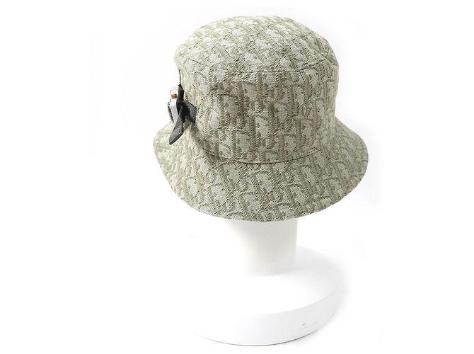 Bucket Hat aus Baumwoll-Polyester-Jacquard Dior Oblique Beige - Ansicht 4
