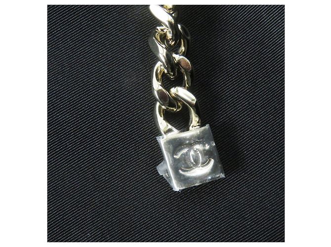 Giacca con cappuccio in seta e poliestere Chanel COCO MarkChain Nero - vista 7