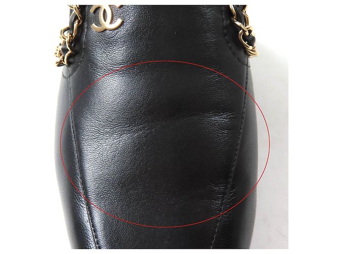 COCO Mark Leder Mule Chanel 19A G34926 Schwarz - Ansicht 14