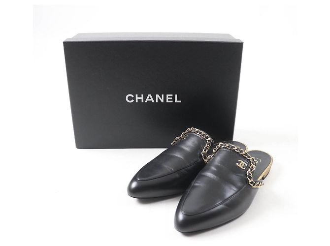 COCO Mark Leder Mule Chanel 19A G34926 Schwarz - Ansicht 2