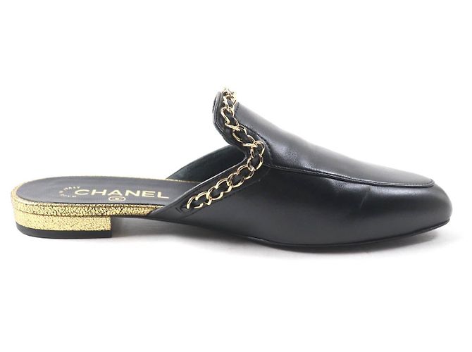 COCO Mark Leder Mule Chanel 19A G34926 Schwarz - Ansicht 6