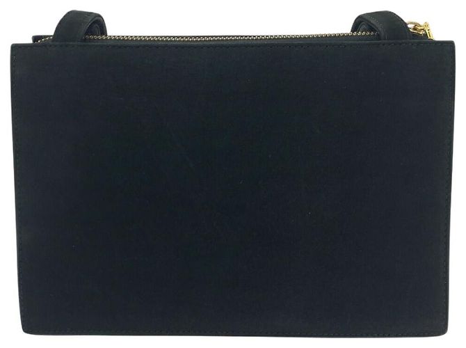 Borsa 2 in 1 in suede Sunburst di Versace Nero - vista 2