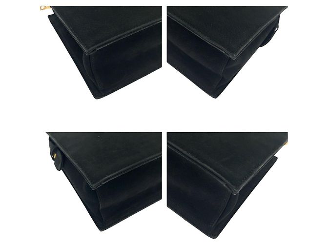 Borsa 2 in 1 in suede Sunburst di Versace Nero - vista 3