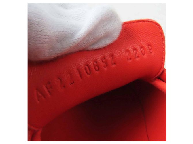 Hermès Mocassini Hermes Constance Chevre Veroa Arancione - vista 8
