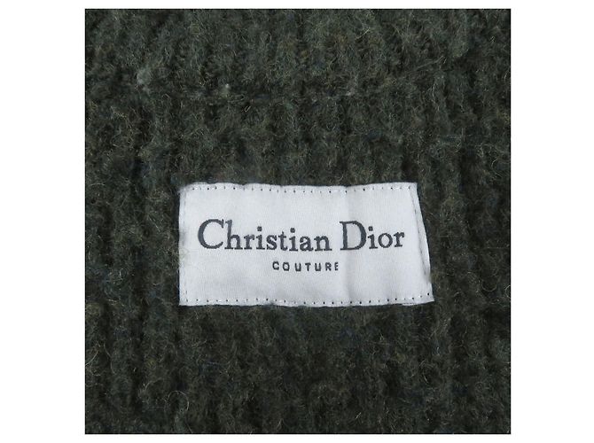 Dior DIOR Strick COUTURE Strickwaren aus Wolle Grün - Ansicht 4